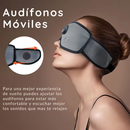 Antifaz Blackout con Auriculares Integrados